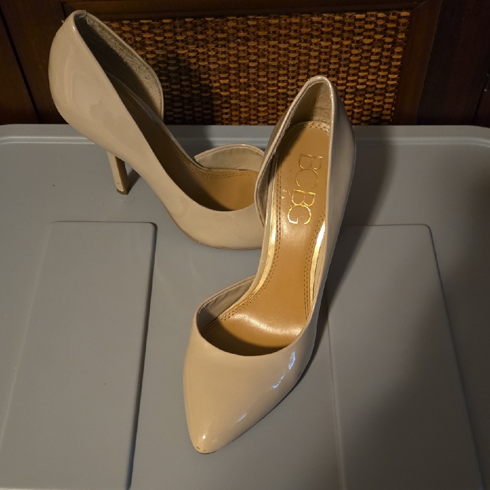 BCBG Women's Beige Heels